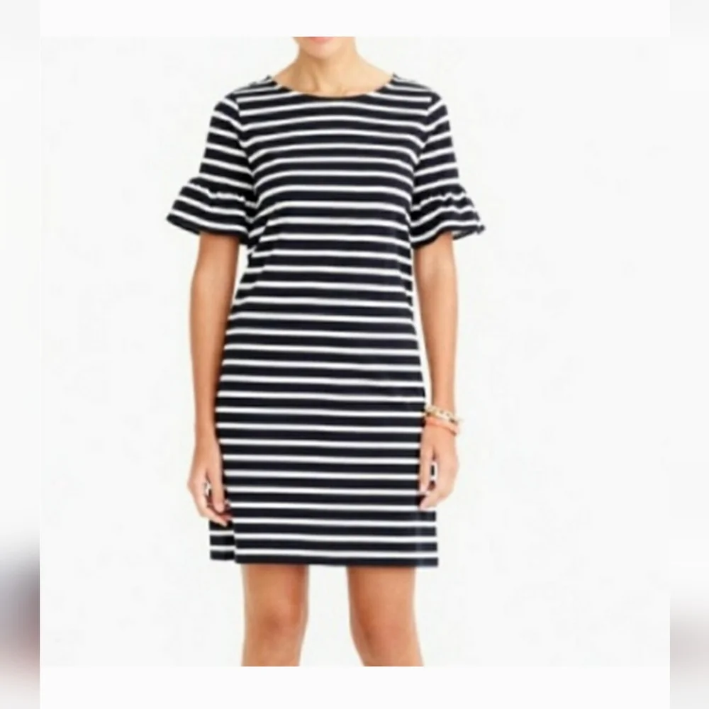 J.crew ruffle sleeve dress